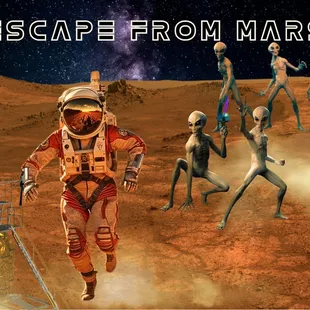 Venture to Mars as you and your fellow astronauts are challenged with escaping aliens and getting to the spaceship to fly home