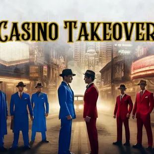 Bugsy needs a crew to run his new Casino, test your wits either all together or face off team vs team style to see if your worthy!