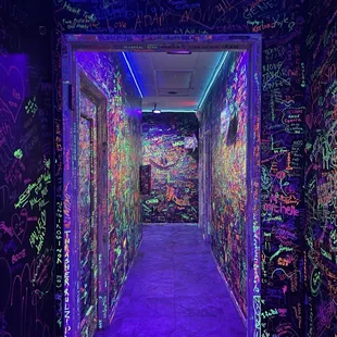 Hallway from the bathroom