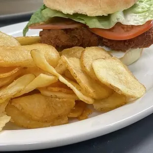 Spicy chicken sandwich