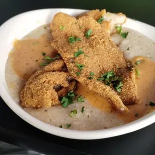 Catfish Grits