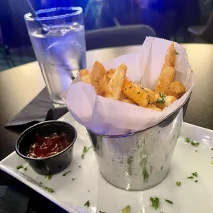 $5 fries. Crispy. Great value!