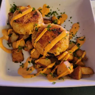 Crab Cake Hash