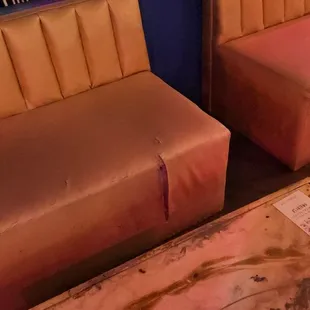 Rip couches in vip