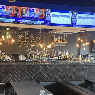the bar