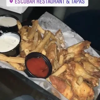 Escobar Wings and Fries