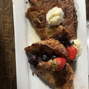 Peach Cobbler French Toast