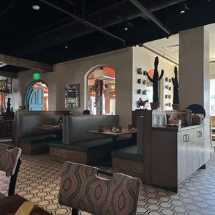 the interior of a restaurant