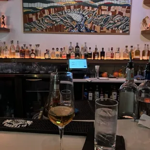 Center of the bar. Don Fulano Anejo.