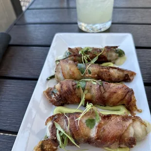 Bacon wrapped jalapeno