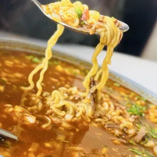 Birria Ramen, amazing and delicious at Escondite De La Torre in beautiful Sonora. CA