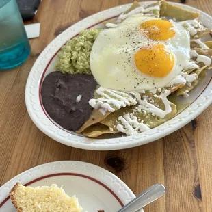 Chilaquiles, key lime pound cake