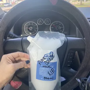 Pina colada with extra rum