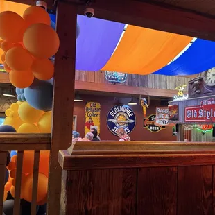 Upstairs rest in the restaurant