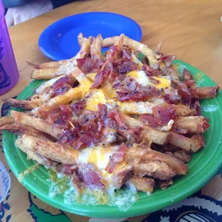 Sweet Peppered Bacon Cheese Fries