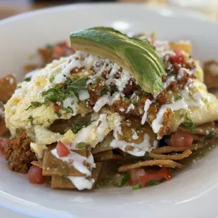 Chorizo chilaquiles