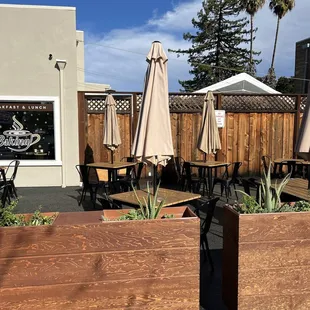 Outside patio dining