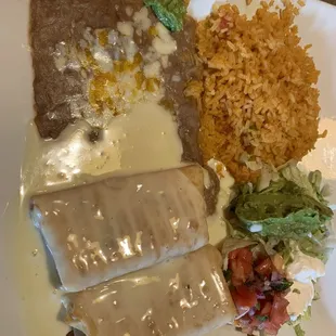 Seafood Chimichangas