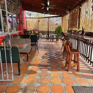 The patio