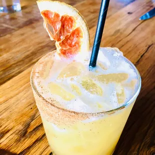 Honey vanilla pear Marg. The best drink I have ever had