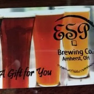 gift cards available