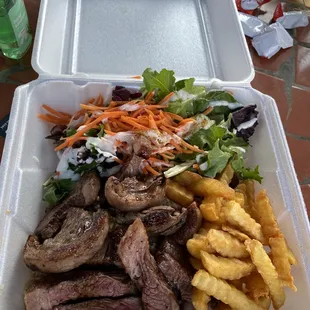 steak, food