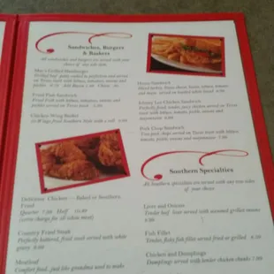 They have daily specials, too