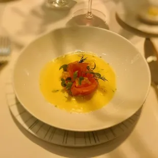 Course 2: cured sea trout