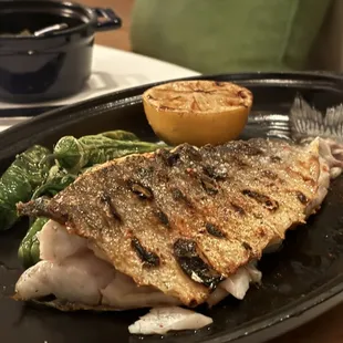 Branzino - recommended by our waiter and a thumbs up from my friend in terms of taste