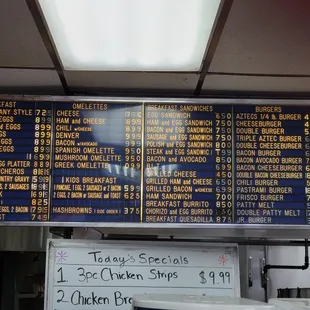 The menu on 4-30-23.