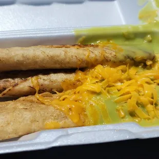 Taquitos (could have used more guac and cheese)