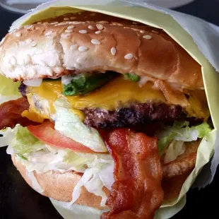 Bacon Avocado Cheeseburger