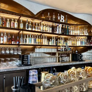 View from the bar