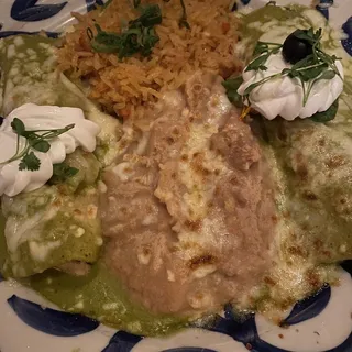 Chicken Suizas Enchiladas