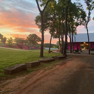 Some of the outdoor space
