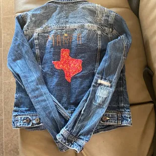 One of a kind women's jacket. Artist Richard Kurtz said wearing this will get me the front of any concert, haha