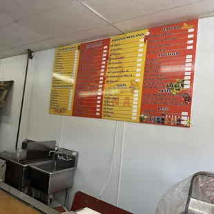Menu....