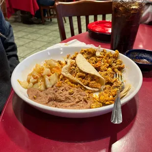 Breakfast with my family .