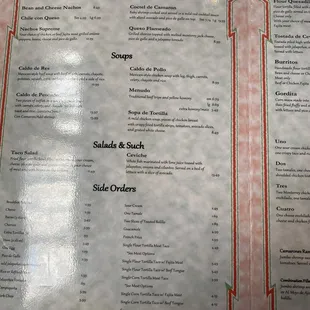 Menu 11/21