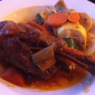 Baked Lamb Shank Dinner