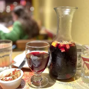 Sangria Pitcher. Best Sangria in the city!
