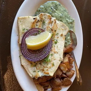 Trucha a la Plancha Combination Plate