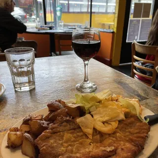 Milanesa Combination dinner Plate