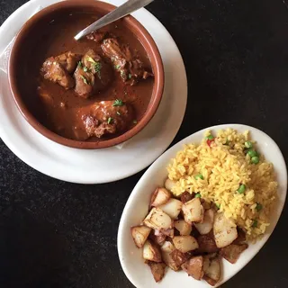 Chicken Adobo Combination Plate