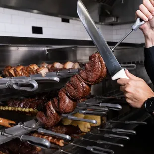 Grilled meat cooked to perfection!