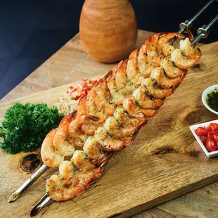 Espetus Grilled Prawns