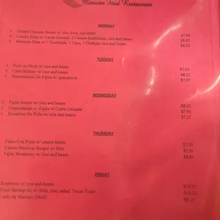 Specials