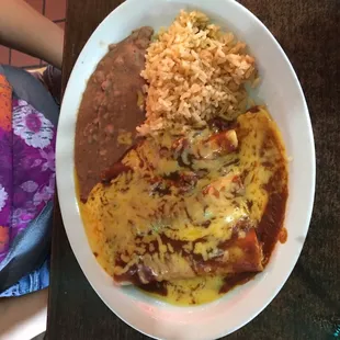 Chicken enchiladas!