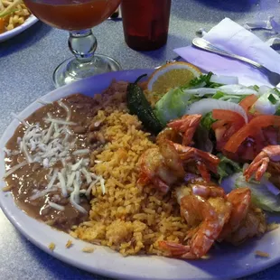 Camaron mojo de ajo.