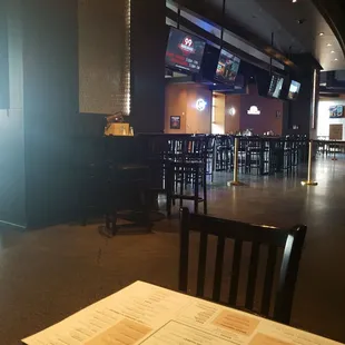 Pretty empty tonight.